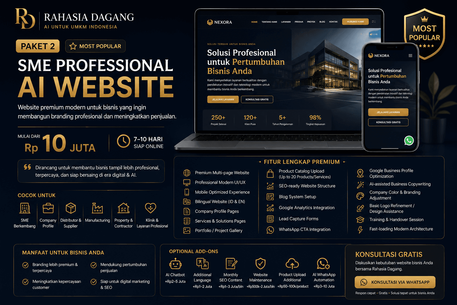 SME Professional AI Website